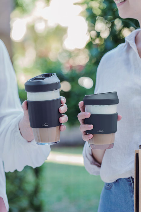 Vaso reutilizable SERVE & GO de Lacor