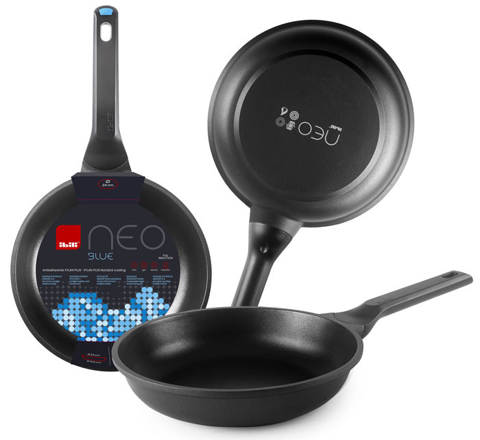 Sartén para inducción NEO BLUE aluminio forjado de Ibili