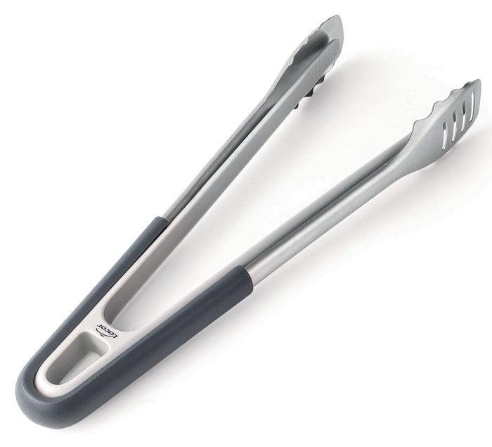 Pinza DUPLO acero y silicona de Lacor