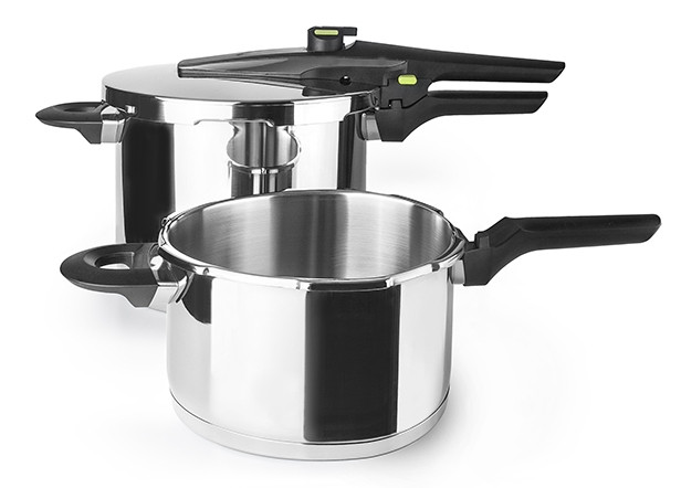 Set olla a presión EXKLUSIV acero 18/10 de Ibili 4 + 6 L