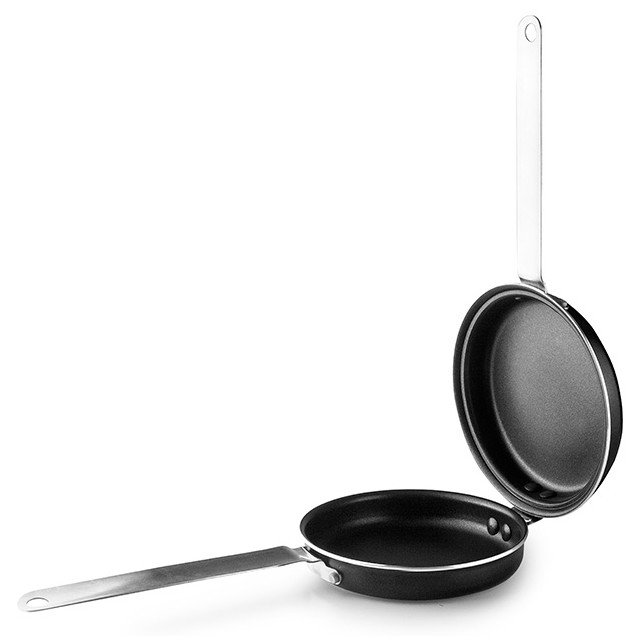 Sartén doble para tortillas MINI I-CHEF 14 cm de Ibili