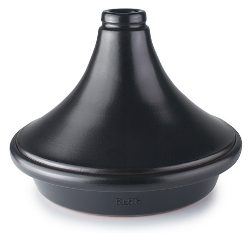 Tajine NATURAL NEGRO barro esmaltado de Ibili