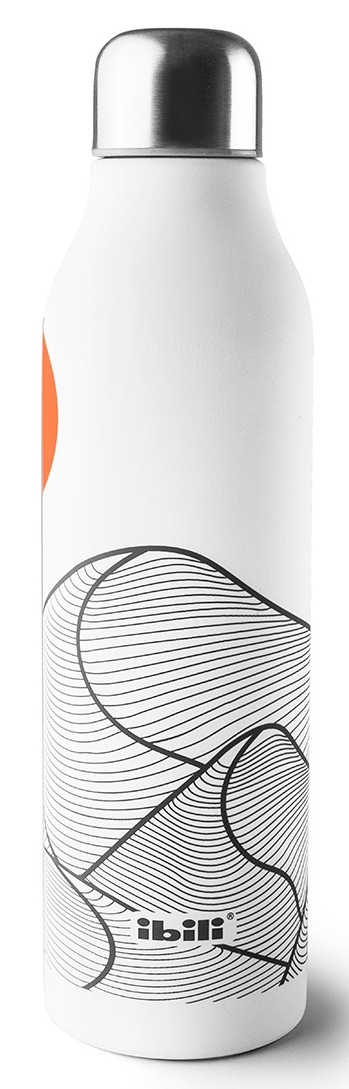 Botella termo inoxidable Baroque Black de Ibili
