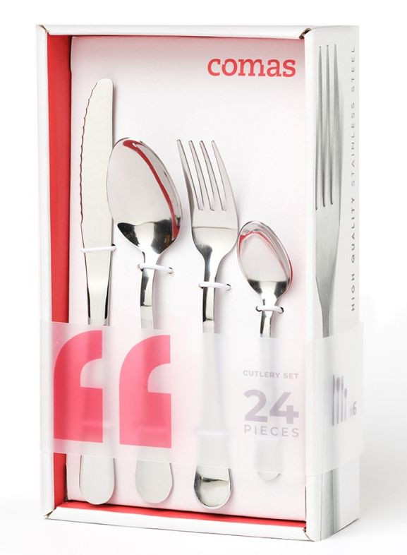 Estuche 24 piezas cubertería MIA de Comas