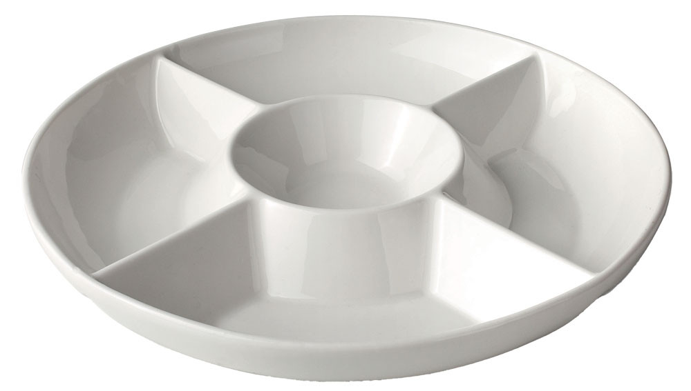 Bandeja de porcelana 5 compartimentos ZENSAI de Lacor