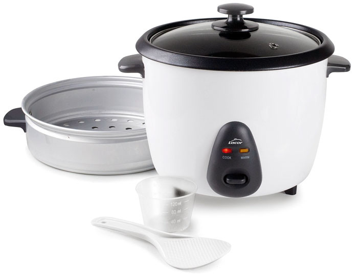 Arrocera eléctrica WHITE 1.8 L de Lacor