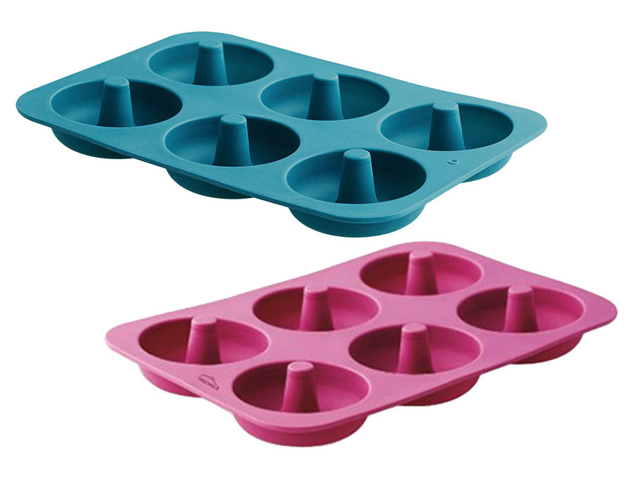Set 2 moldes de donuts PLATINUM silicona de Lacor 68770
