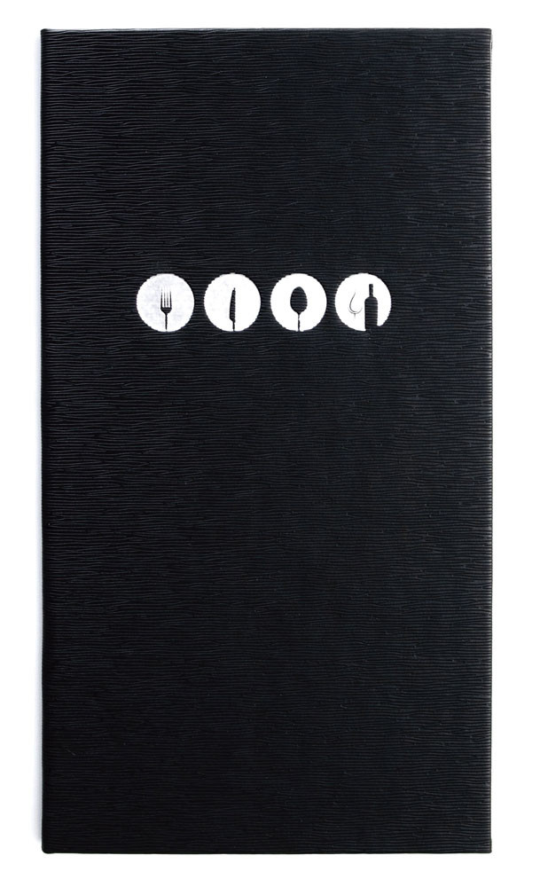 Portamenú con fundas fijas DALÍ para vinos de Lacor