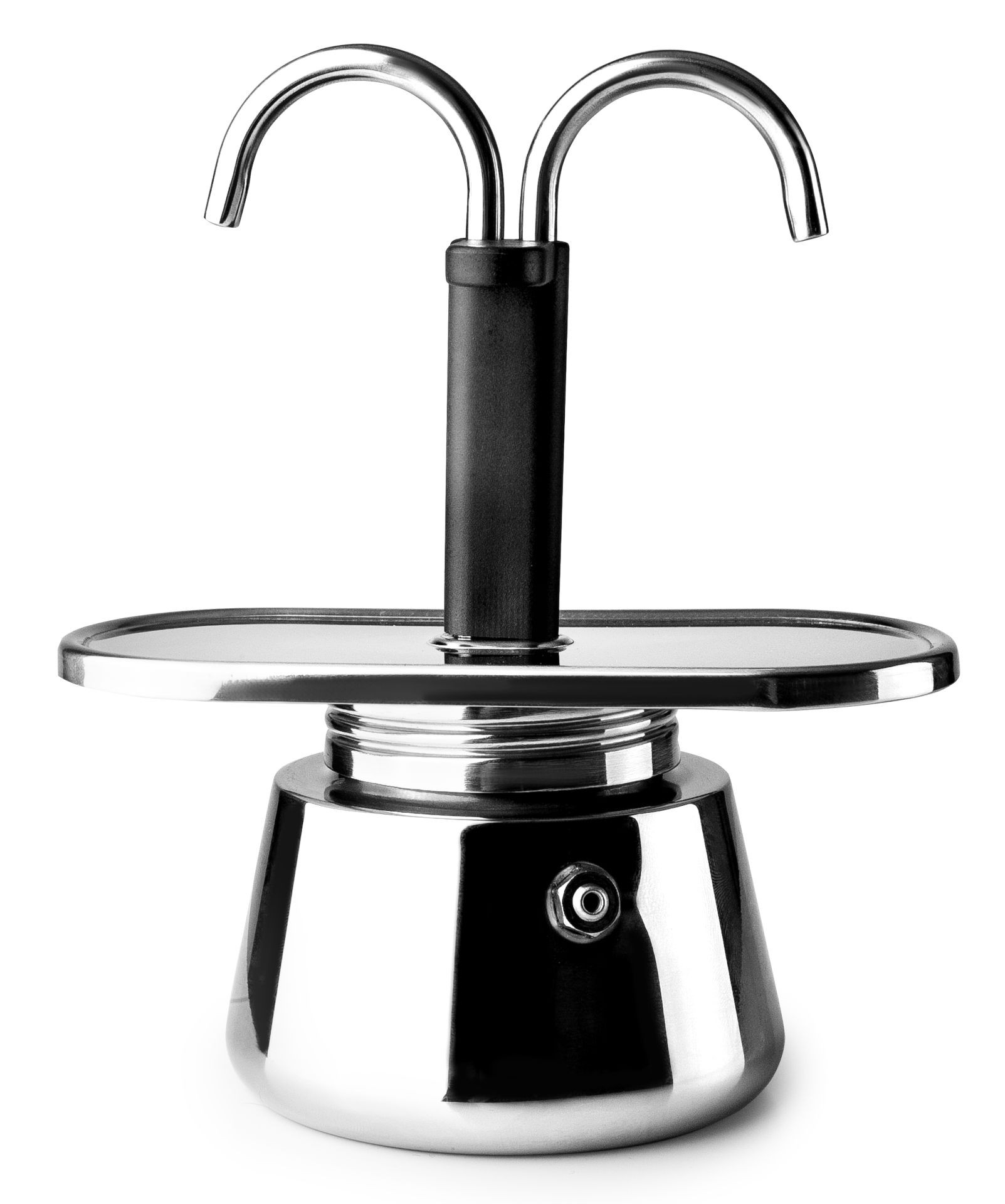 Cafetera express mini 2 tazas acero 18/10 de Ibili