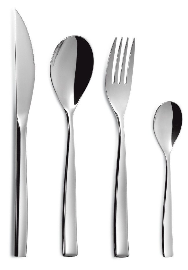 Estuche 24 piezas cubertería MUNICH acero 18/10 3.5 mm de Comas