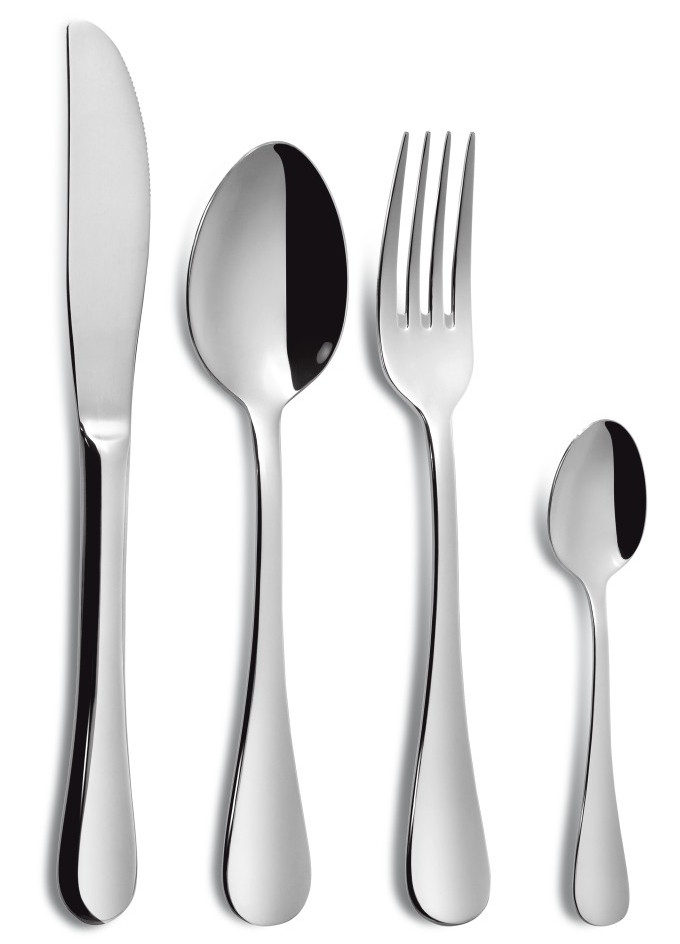 Estuche 24 piezas cubertería MUNICH acero 18/10 3.5 mm de Comas