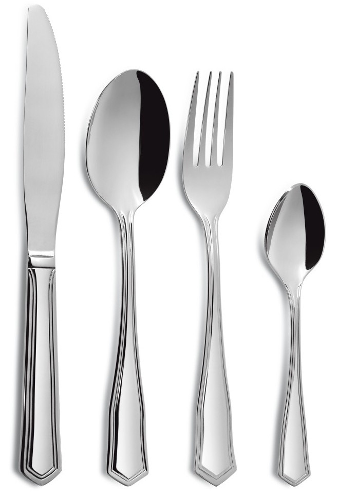 Estuche 24 piezas cubertería VIENA acero 18/10 2.5 mm de Comas