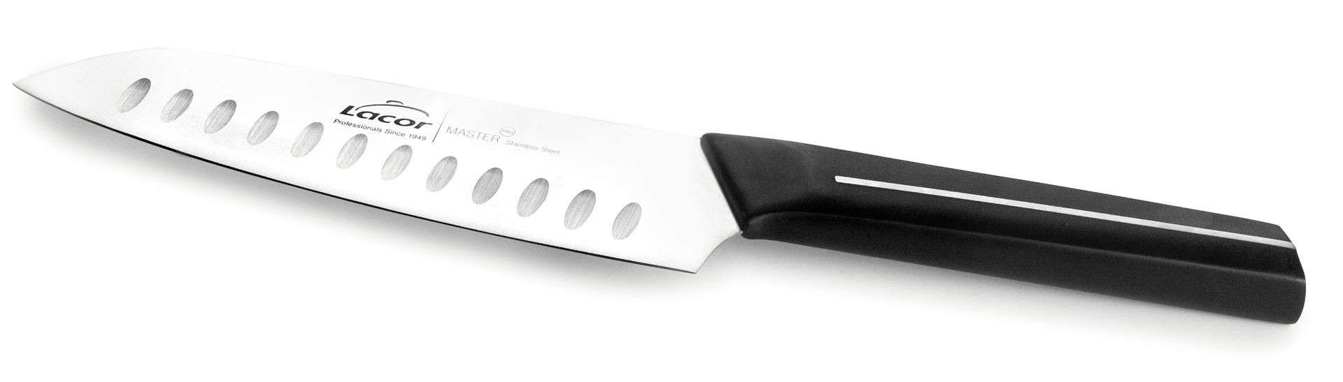 Cuchillo Santoku MASTER inoxidable de Lacor