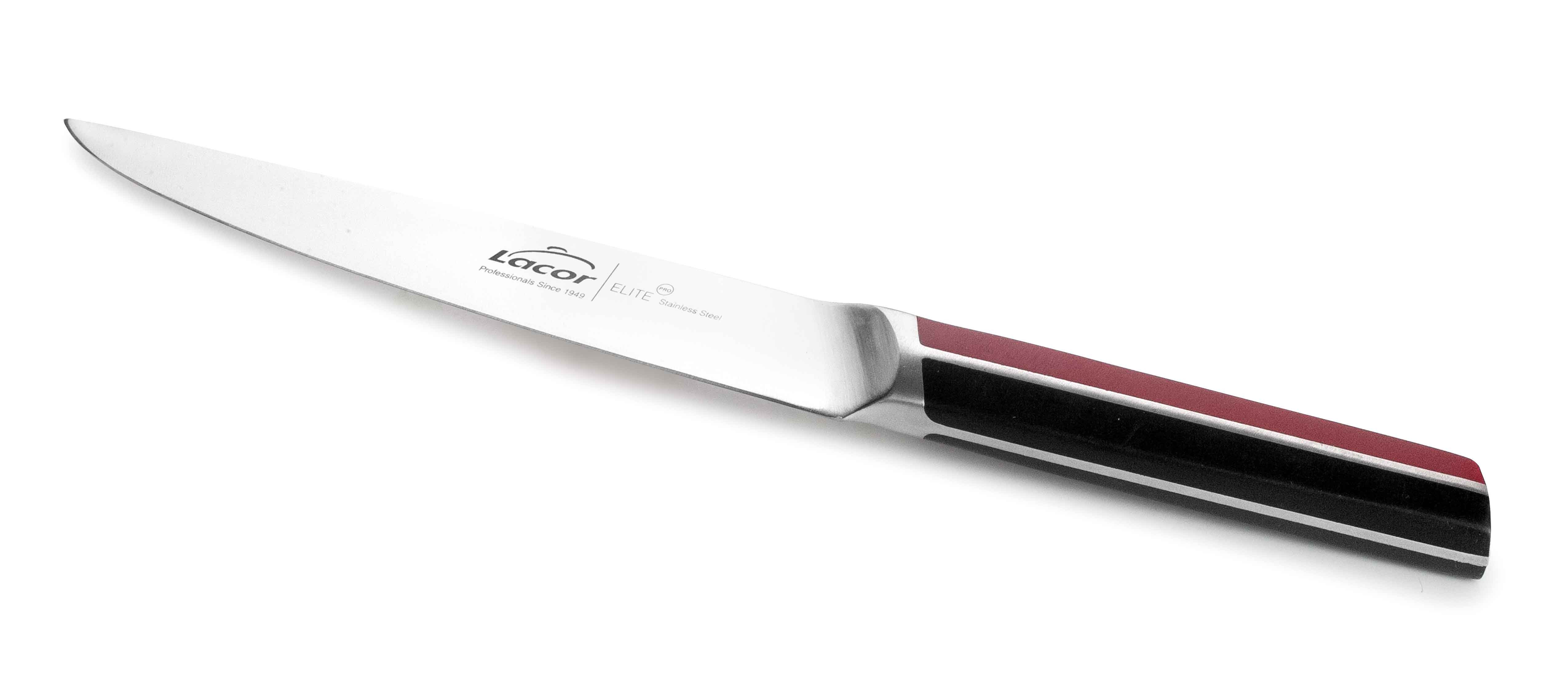 Cuchillo fileteador ELITE inoxidable de Lacor