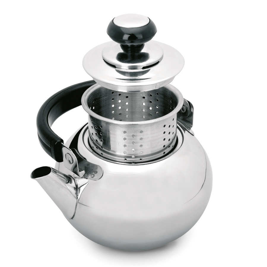 Cafetera pava inoxidable con filtro de Ibili