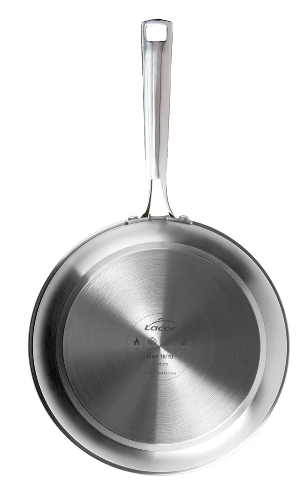 LACOR sartén CUISINE acero inoxidable 18/10 fondo full induction