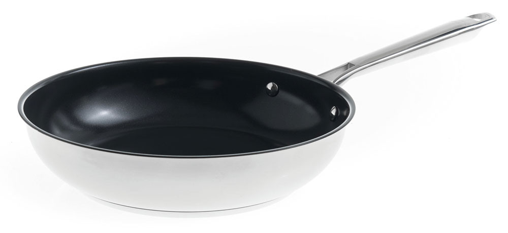 LACOR sartén CUISINE antiadherente acero inoxidable 18/10 fondo full induction