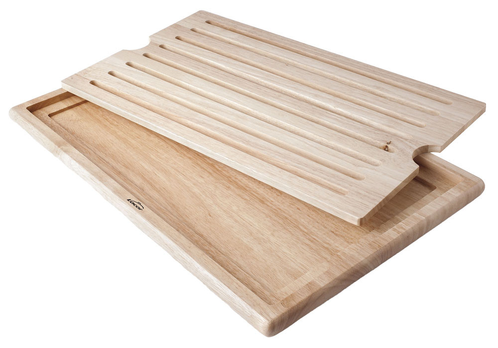 LACOR tabla de corte para pan GN1/1 madera de caucho 53x32.5 cm
