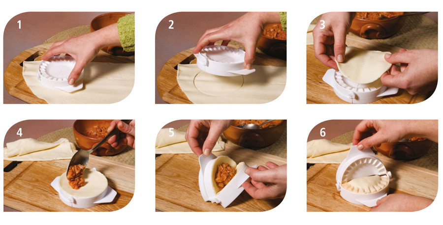 Set 4 Moldes Empanadillas