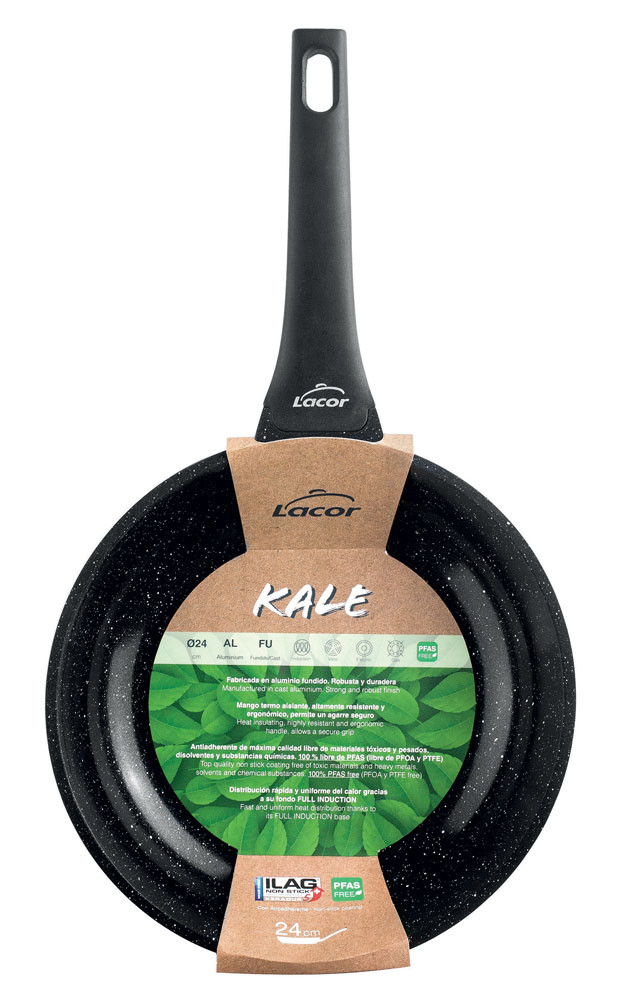 LACOR sartén antiadherente KALE aluminio fundido apta para inducción