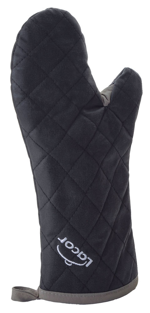 LACOR guante de cocina retardante BLACK algodón para horno