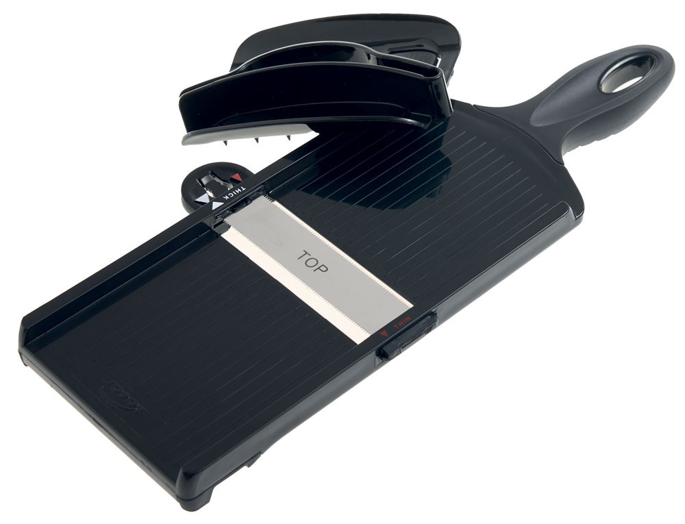 LACOR mandolina lisa FAST cuchilla doble protector de mano 60275