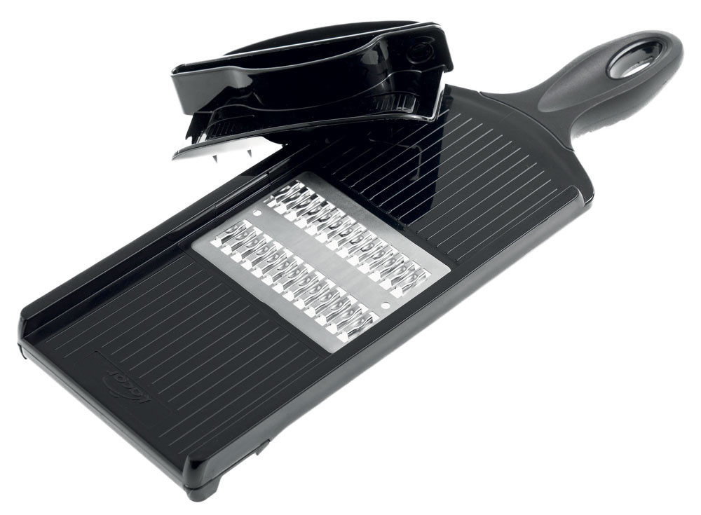 LACOR mandolina lisa FAST cuchilla doble protector de mano 60275