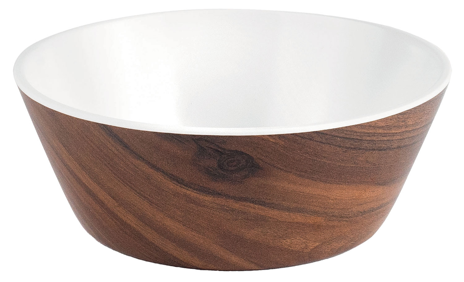 LACOR bol redondo de melamina WOOD para presentaciones