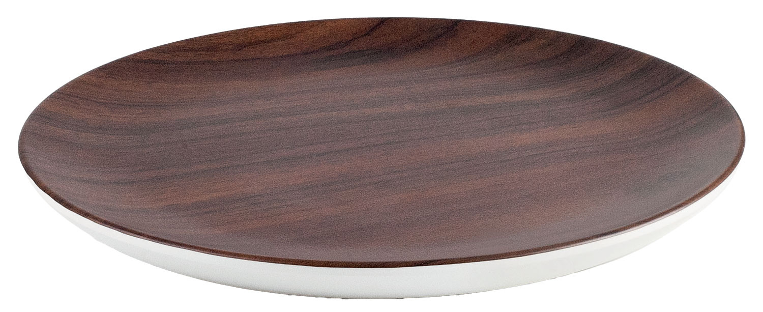 LACOR plato de melamina WOOD para presentaciones