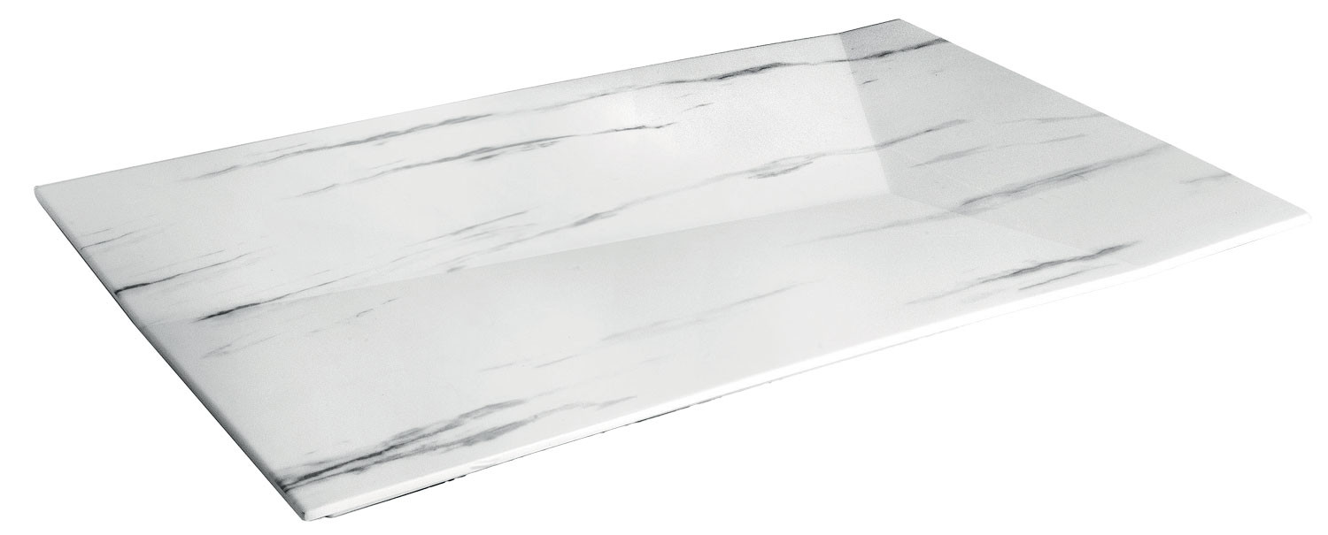 LACOR bandeja de melamina rectangular MÁRMOL para presentaciones
