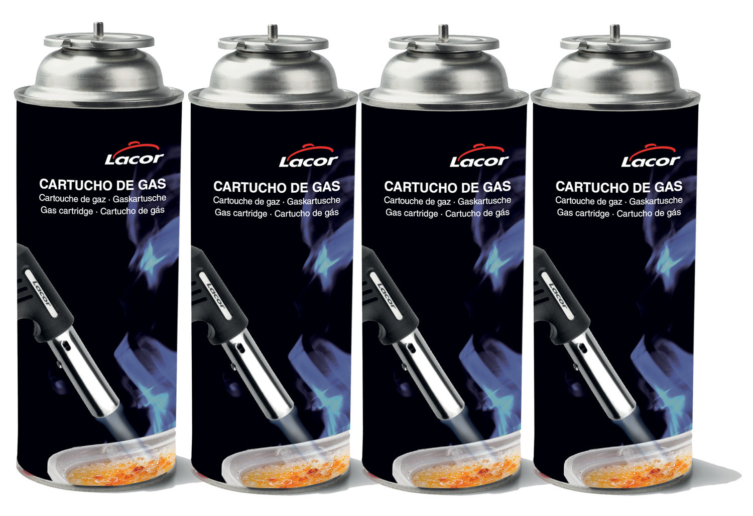 LACOR cartucho de gas licuado para sopletes de cocina 68941