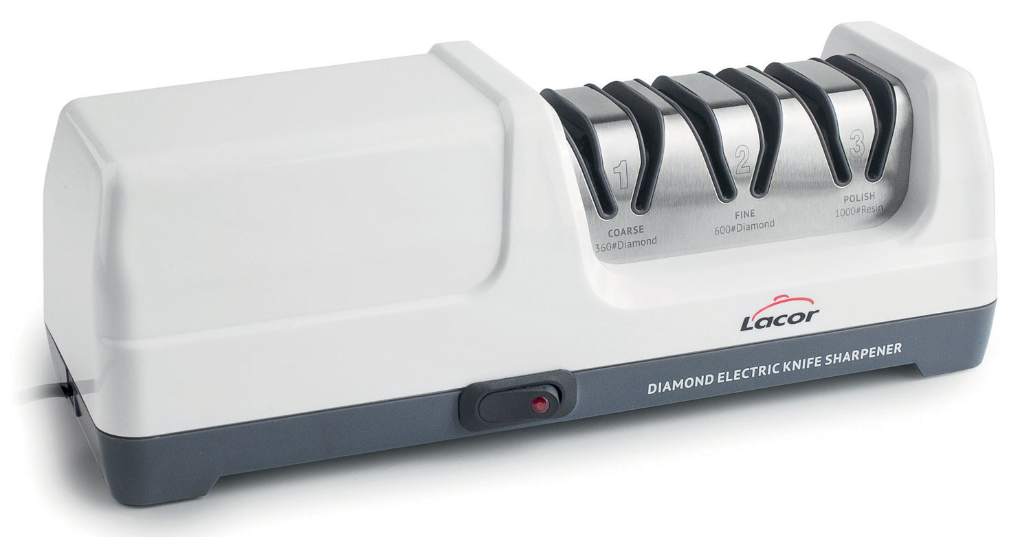 LACOR afilador eléctrico 3 etapas DREI discos de diamante 69432