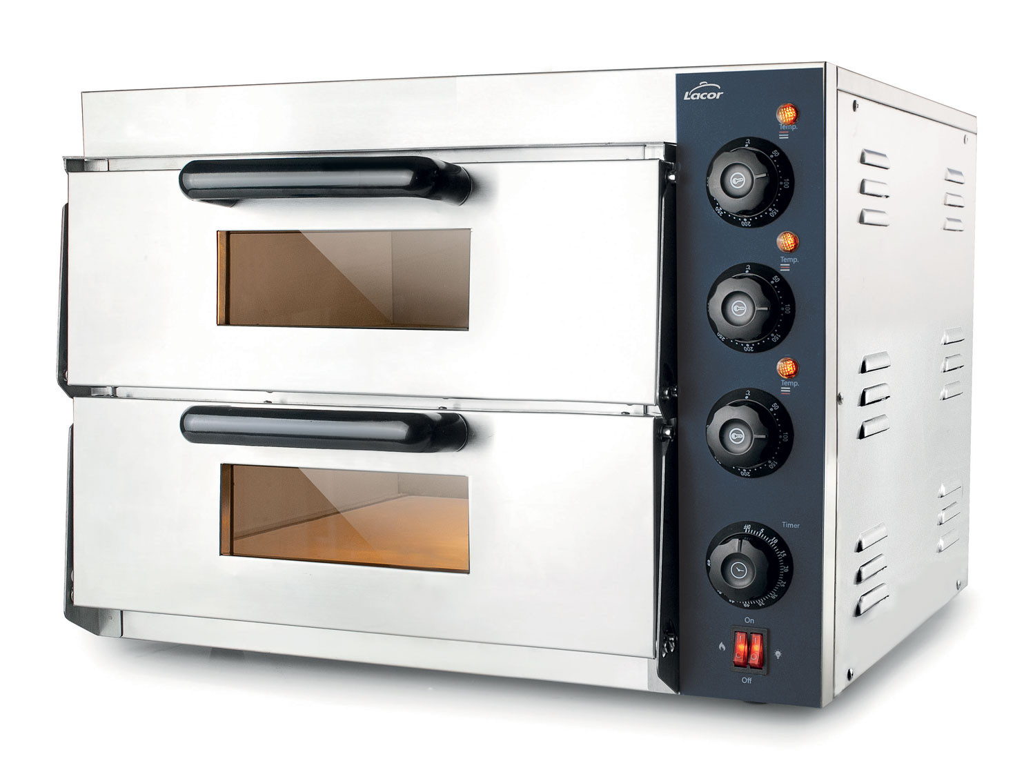 LACOR horno pizza LECCO fondo piedra 2000W hasta 300ºC 69632