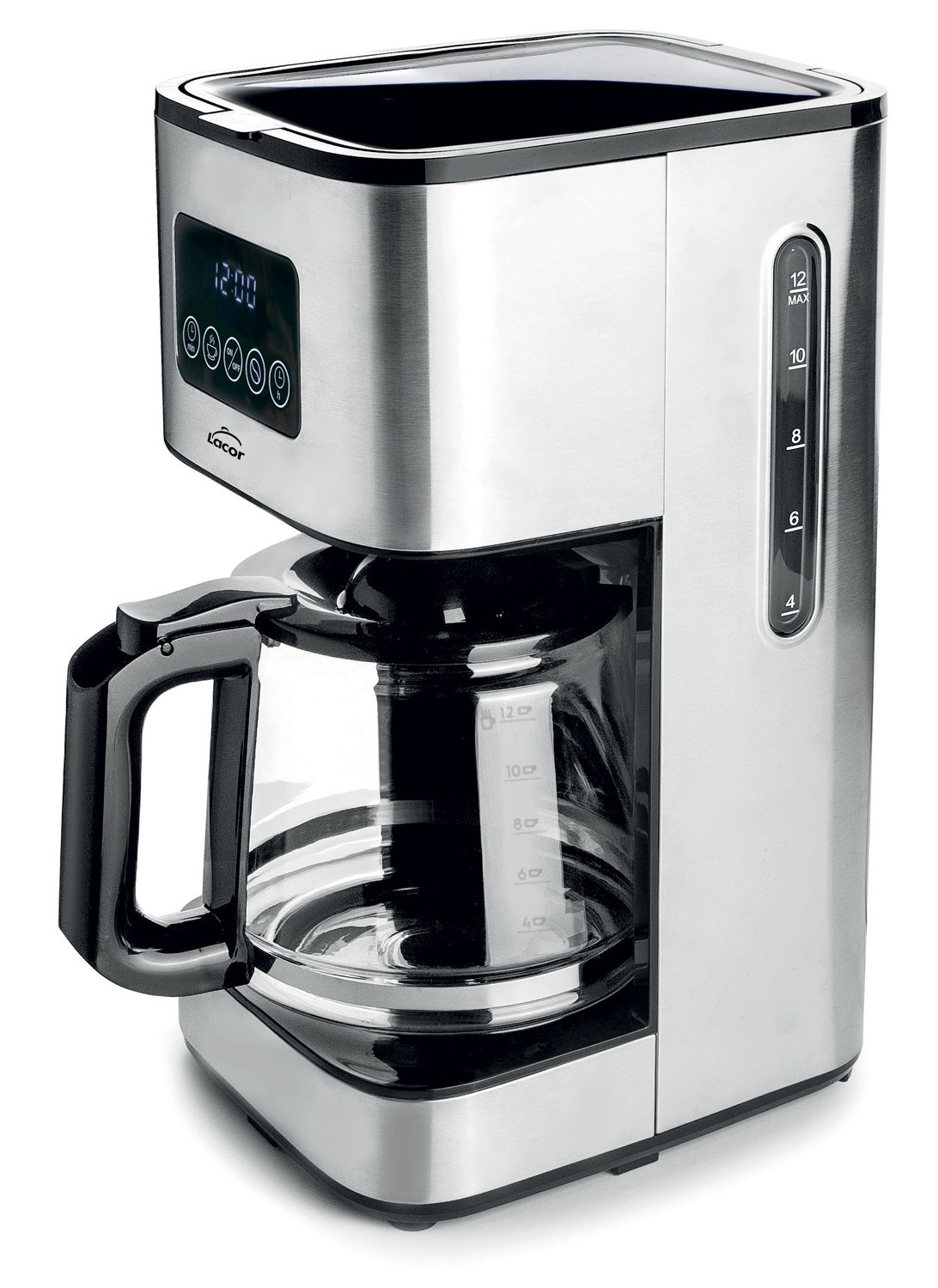 LACOR cafetera de goteo programable DROP 900W 12 tazas 69279