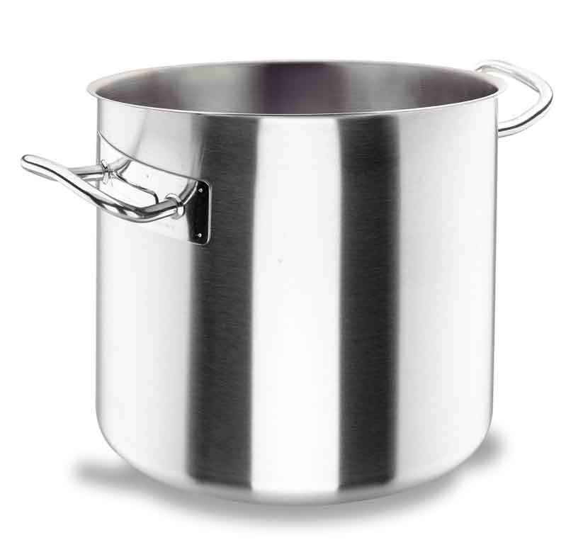 LACOR olla recta sin tapa CHEF-CLASSIC acero 18/10 uso profesional