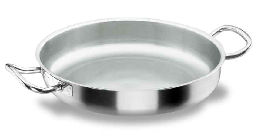 LACOR paellera sin tapa CHEF-CLASSIC acero 18/10 apta para horno