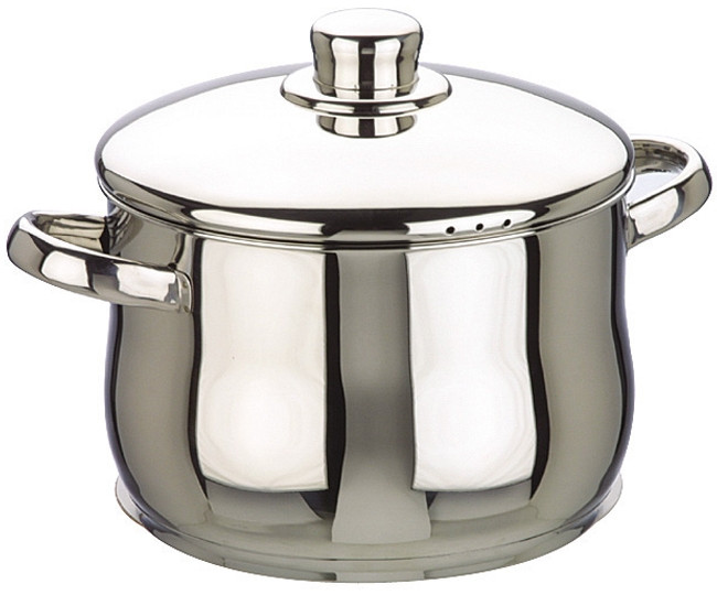 IBILI olla con tapa OSLO acero inoxidable apta para inducción