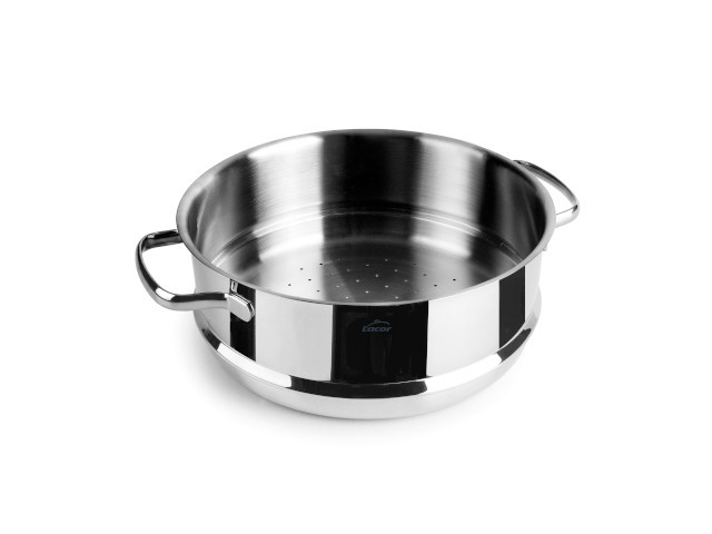 LACOR cuscusera BASIC acero inoxidable 18/10 vaporera y escurridor