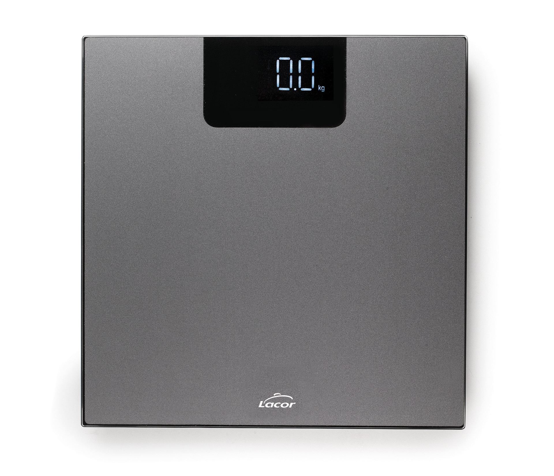 LACOR báscula de baño SILVER cristal templado hasta 180 kg 61743