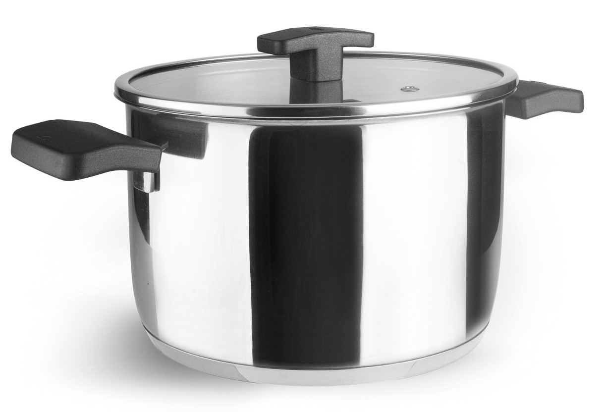LACOR olla con tapa CALIZA acero inoxidable 18/10
