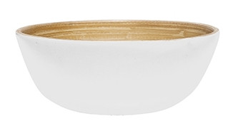 IBILI set 6 boles bambú BLANCO MATE 15 cm 500 ml 590200