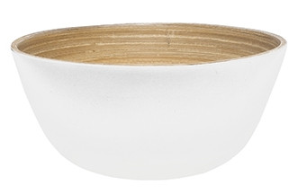 IBILI set 6 boles bambú BLANCO MATE 15 cm 500 ml 590200