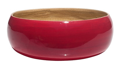 IBILI set 6 cuencos bambú CEREZA BRILLO 15 cm 500 ml 590502