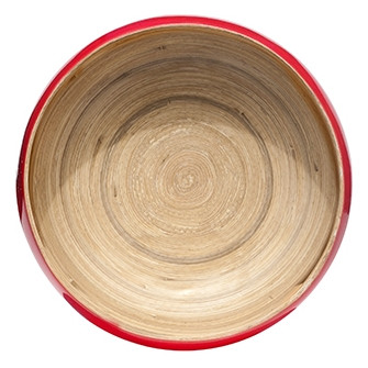 IBILI set 6 cuencos bambú CEREZA BRILLO 15 cm 500 ml 590502