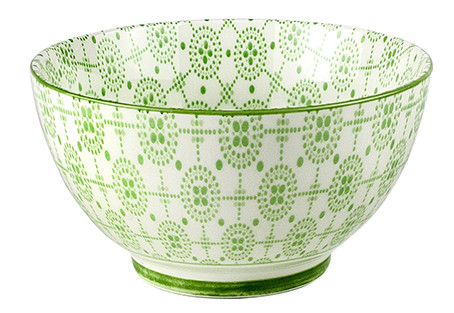 IBILI set 6 boles gres esmaltado MENTHA 13.4 cm 550 ml 688008