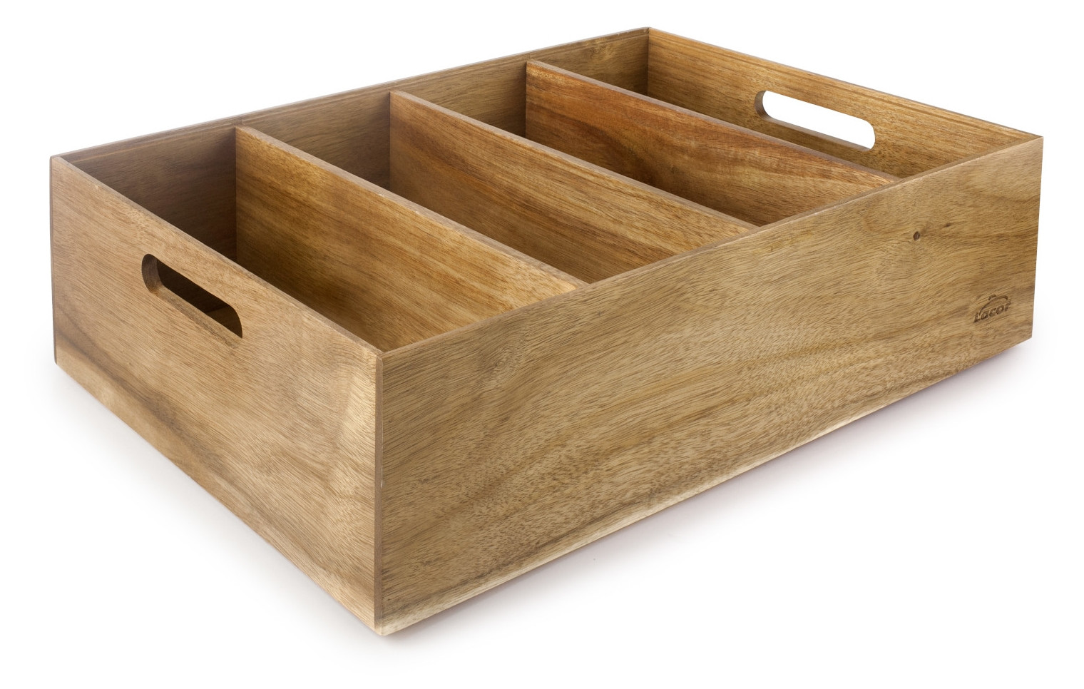 LACOR caja cubiertos NORD BUFFET GN 1/1 de acacia para hostelería