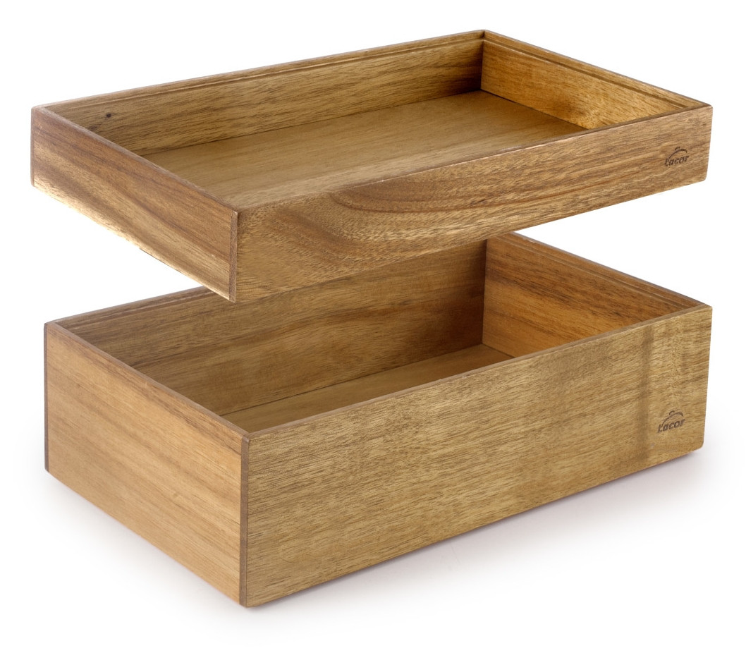 LACOR caja NORD BUFFET GN 1/3 de acacia para hostelería