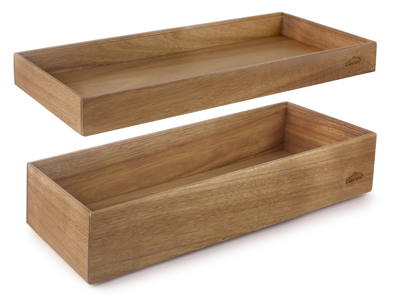 LACOR caja NORD BUFFET GN 2/4 de acacia para hostelería
