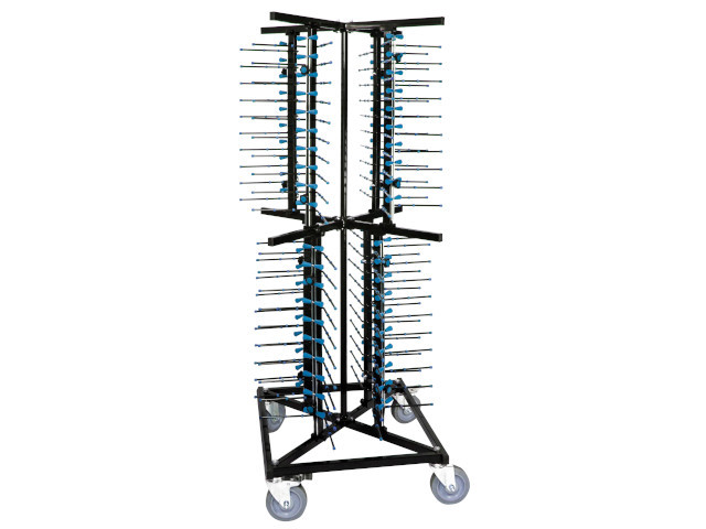 LACOR carro portaplatos 80 platos hasta 32cm hierro y caucho