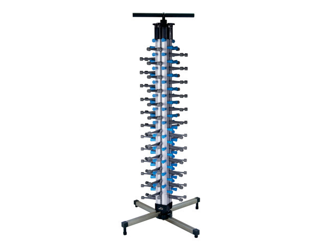 LACOR soporte portaplatos 48 platos hasta 32cm aluminio y caucho